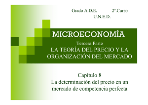 microeconomía - Horarios de los centros asociados de la uned