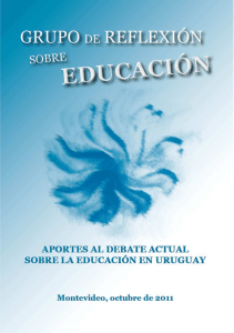 Aportes al debate actual sobre la Educación en Uruguay