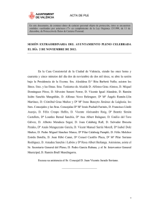 Veure acta en format pdf - Ayuntamiento de Valencia