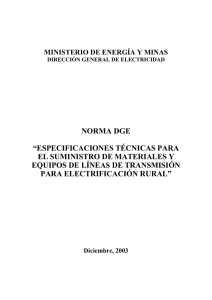 R.D. N° 028-2003-EM/DGE - Ministerio de Energía y Minas