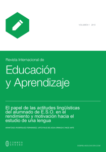 Educación y Aprendizaje - Journals in Epistemopolis / Revistas en