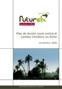Plan de Acción Local contra el Cambio Climático en Elche