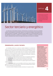 CAPÍTULO 4: Sector terciario y energético.
