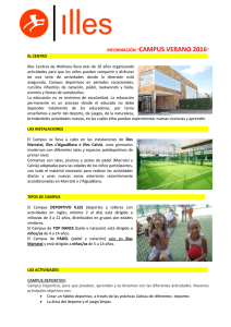 información “campus verano 201 verano 2016” - ANPE