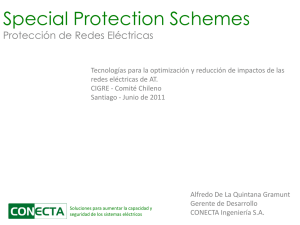 Special Protection Schemes Protección de Redes Eléctricas