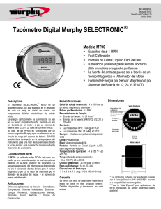 Tacómetro Digital Murphy SELECTRONIC