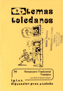 Romancero tradicional toledano - Real Academia de Bellas Artes y
