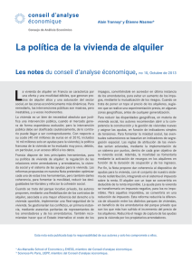 Note du CAE n° 10 (espagnol) - Conseil d`Analyse Economique
