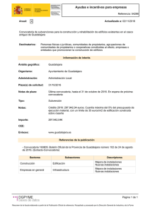 Convocatoria 160805. Boletín Oficial de la Provincia de Guadalajara