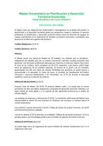 Oferta académica curso actual - Universidad Autónoma de Madrid