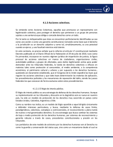 4.1.3 Acciones colectivas. - Poder Judicial del Estado de Colima