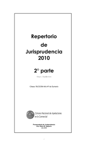 Repertorio de Jurisprudencia 2010 2° parte