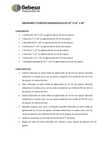 ARCHIVERO 2 PUERTAS HORIZONTALES DE 24`` X 19`` x 29``