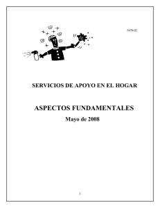 SERVICIOS DE APOYO EN EL HOGAR ASPECTOS