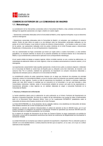 Notas metodológicas - Comunidad de Madrid