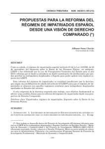 Propuestas para la reforma del régimen de impatriados español