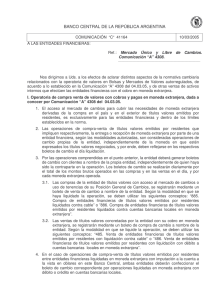 "c" 41164 - del Banco Central de la República Argentina