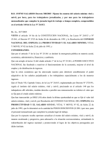 B.O. 15/07/03 SALARIOS Decreto 388/2003 Fíjanse los montos del