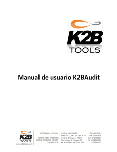 Manual de usuario K2BAudit