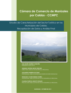 Estudio de Caracterización del Sector Turismo en Caldas
