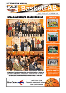 revista 144 - Federación Aragonesa de Baloncesto