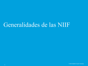 Generalidades de las NIIF