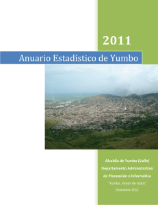 Anuario Estadístico de Yumbo