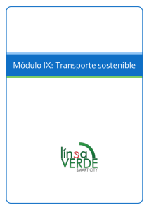 Módulo IX: Transporte sostenible