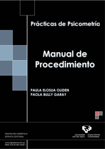 Manual de Procedimiento - Servicio Editorial de la Universidad del