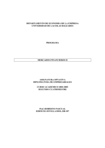 departamento de economia de la empresa universidad de las islas