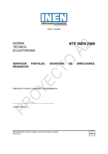 NTE INEN 2989 - Servicio Ecuatoriano de Normalización