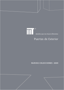 Catálogo - Puertas Miguel Toro