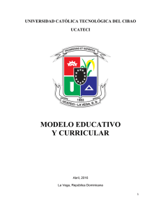 modelo educativo y curricular