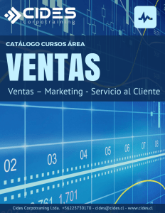 Ventas – Marketing - Servicio al Cliente
