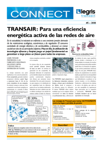 TRANSAIR : Para una eficiencia energética activa de las redes de aire