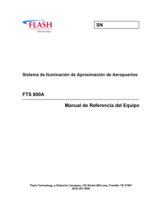 FTS 800A Manual de Referencia del Equipo SN