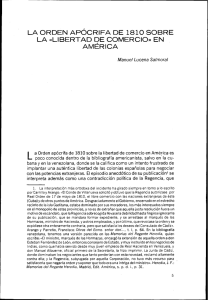 Manuel Lucena Salmoral L a Orden apócrifa de 1810 sobre