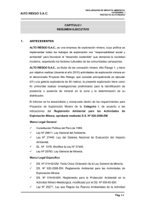 DIA ALTO RIESGO - Ministerio de Energía y Minas
