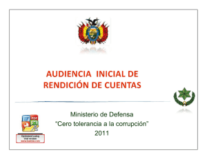 Diapositiva 1 - Ministerio de Defensa