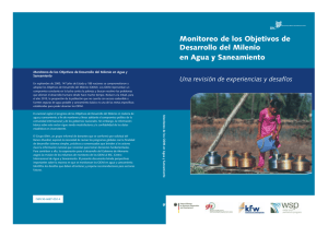 Monitoreo de los Objetivos de Desarrollo del Milenio en Agua