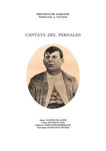 cantata del pernales - Diputación de Albacete