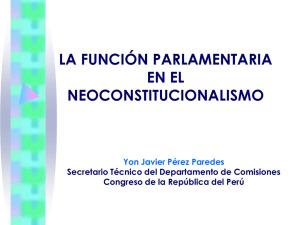 el neoconstitucionalismo - Congreso de la República