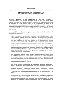 comentarios “guidance on the application of the 2004 cpss