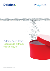 Deloitte Deep Search Exponiendo el fraude y la corrupción
