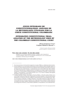 JUICIO INTEGRADO DE CONSTITUCIONALIDAD: ANÁLISIS DE LA