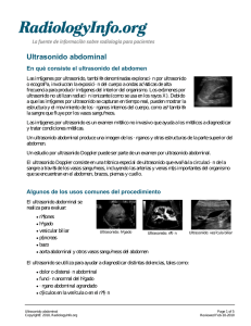 Ultrasonido abdominal