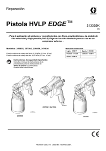 313339K, Pistola HVLP EDGE ™, Reparación, Spanish