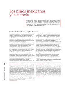 Los niños mexicanos y la ciencia