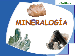 Mineralogía - ies "poeta claudio rodríguez"