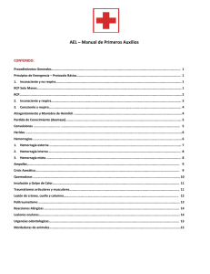 AEL – Manual de Primeros Auxilios